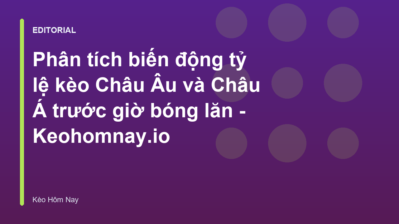 Biểu đồ minh họa biến động tỷ lệ kèo bóng đá